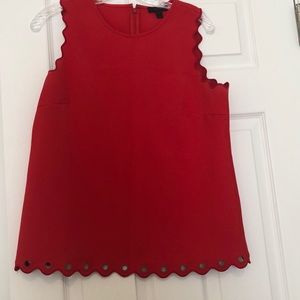 JCrew Tank with Grommet Details